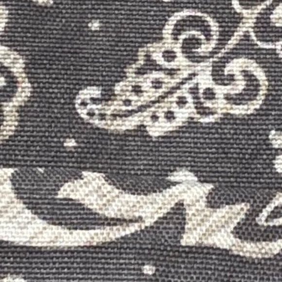 Thirty-One (31) in 10th Anniversary Gray Woodblock Floral NWOT - Picture 2 of 6